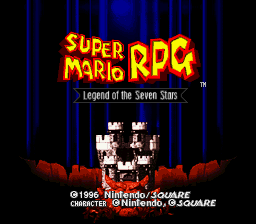 Super Mario RPG Armageddon (version 4) Title Screen